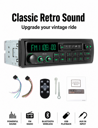 RetroWave Classic Series Bluetooth Stereo