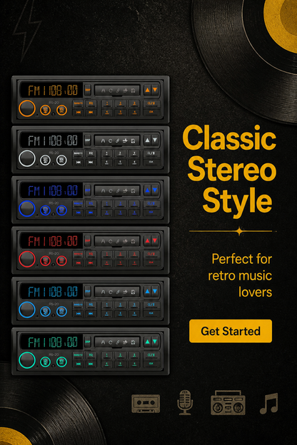 RetroWave Classic Series Bluetooth Stereo