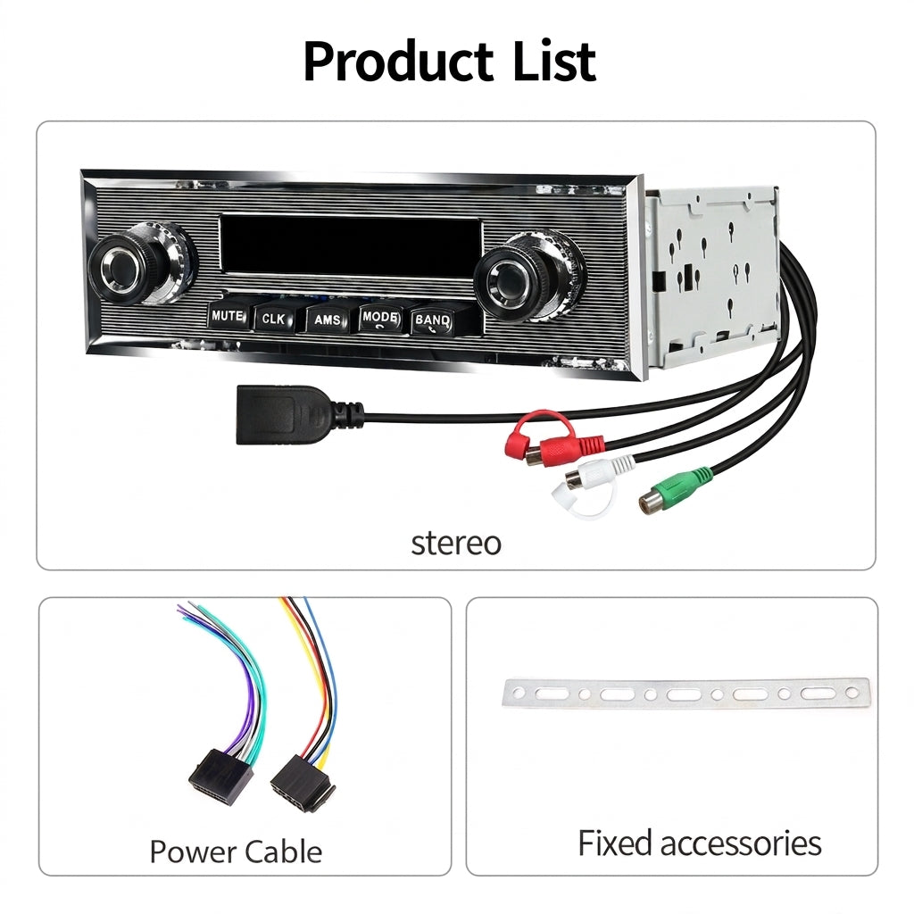 RetroWave Silverline Bluetooth Stereo