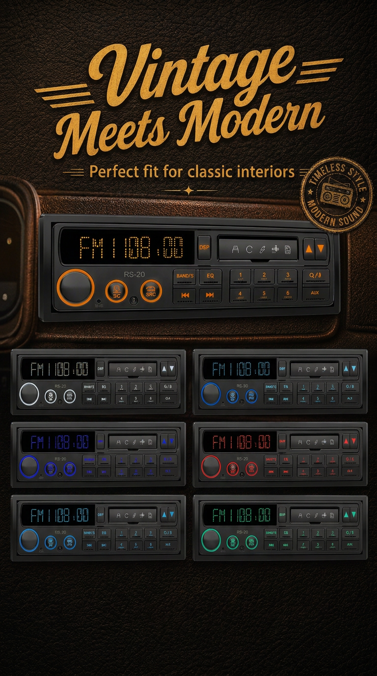 RetroWave Classic Series Bluetooth Stereo