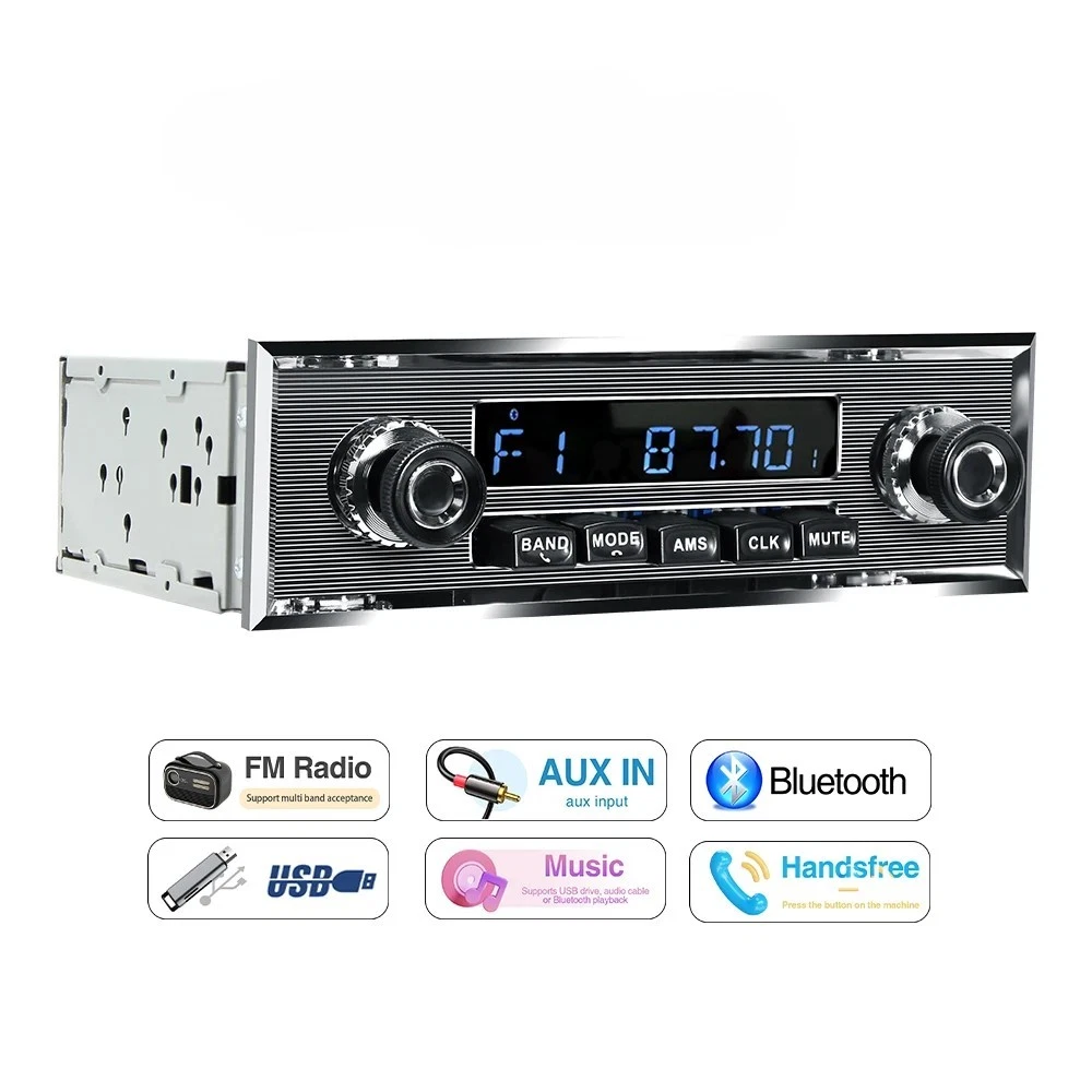 RetroWave Silverline Bluetooth Stereo